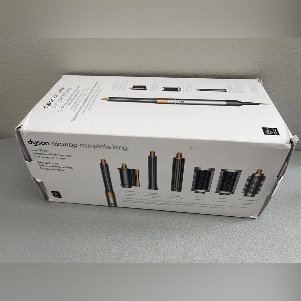 Dyson Silver and Orange Hair Styler
